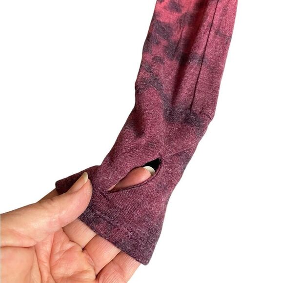 Halcyon Bebe M hooded long sleeve pullover tunic w/ruched sides - Picture 4 of 6